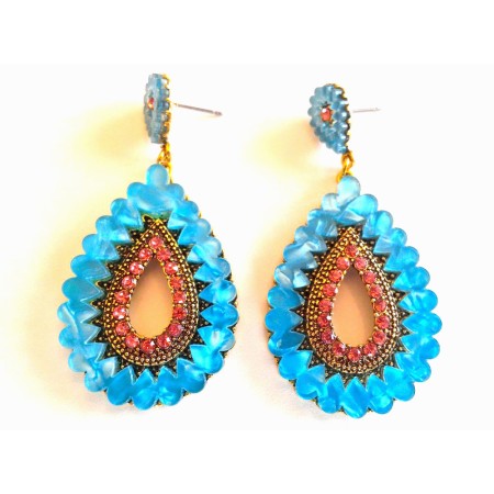 Blue Stone Earrings